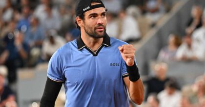 Berrettini piega Comesana al quinto e accede agli ottavi del Roland Garros
