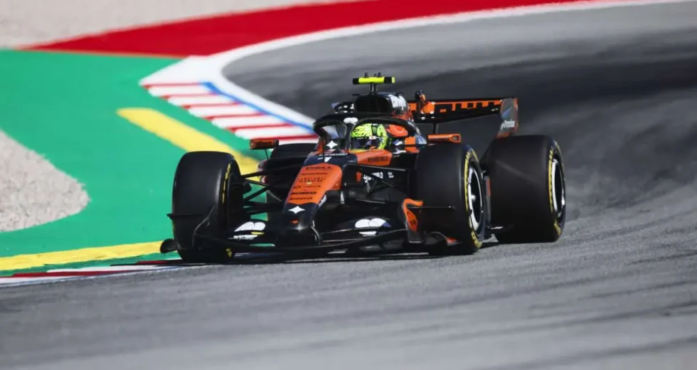 Norris in testa nelle FP2 in Catalogna, Antonelli 5° dietro Leclerc
