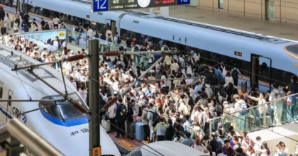 Cina, record di viaggi ferroviari nei primi cinque mesi del 2026