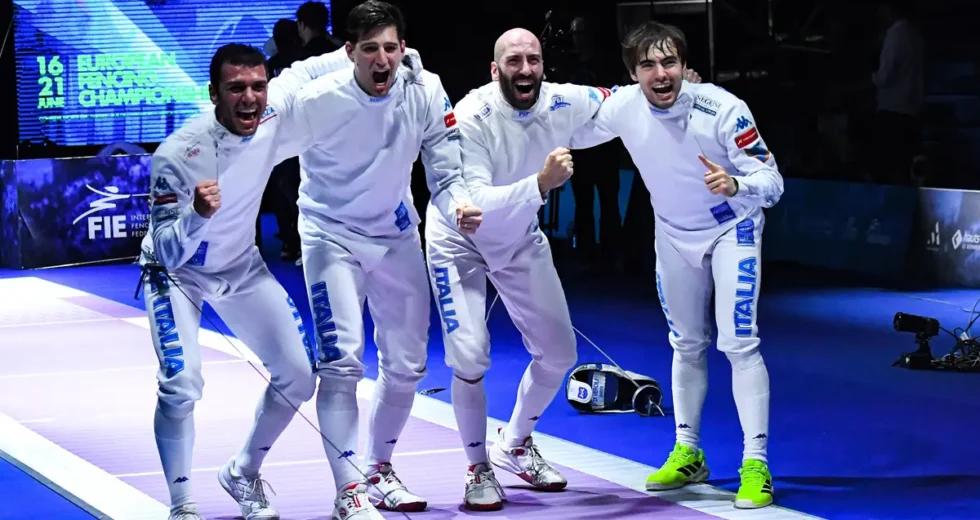 Italia campione d’Europa nella spada maschile, bronzo per le sciabolatrici