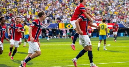 Norvegia avanti con doppietta Haaland, il Brasile di Ancelotti saluta il Mondiale