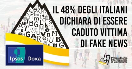 Al Premio Ischia i risultati Ipsos Doxa, il 48% degli italiani vittima di fake news