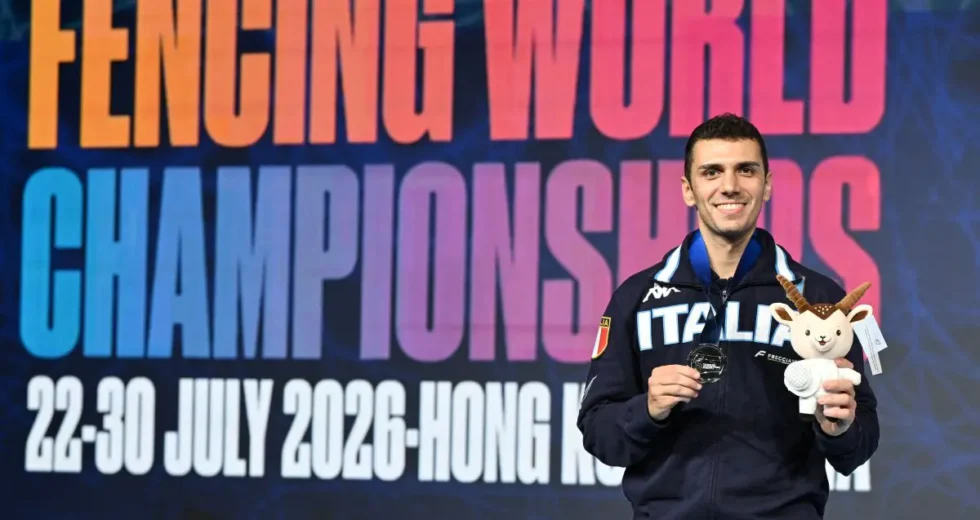 Di Veroli d’argento nella spada, Italscherma a quota tre podi ai Mondiali