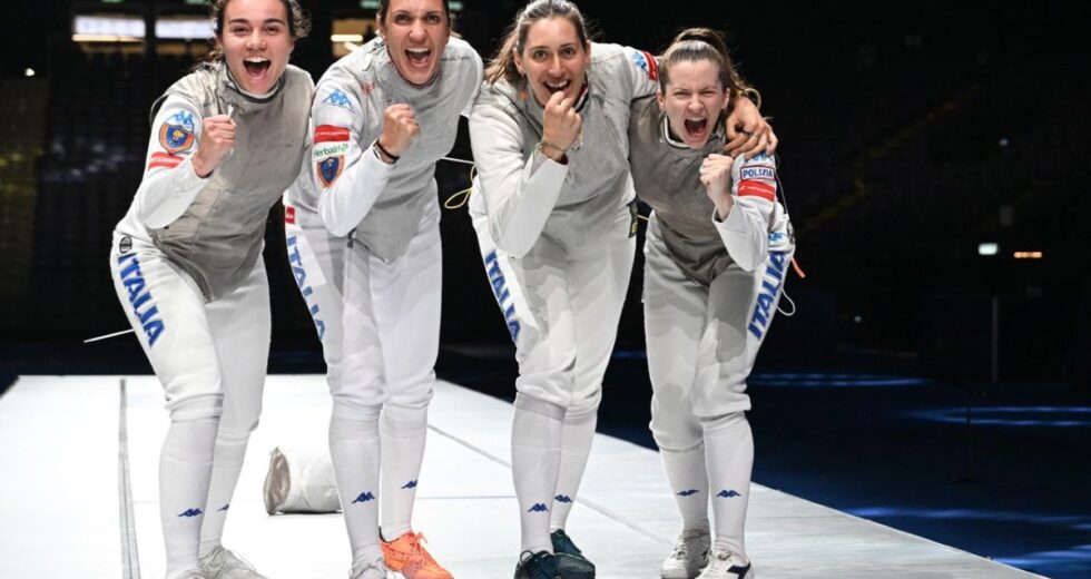 Azzurre del fioretto vincono l’oro, Italia chiude i Mondiali con otto medaglie