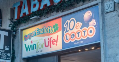 SuperEnalotto: Unico ‘5’ da 182.126,42 Euro Centrato a Roma