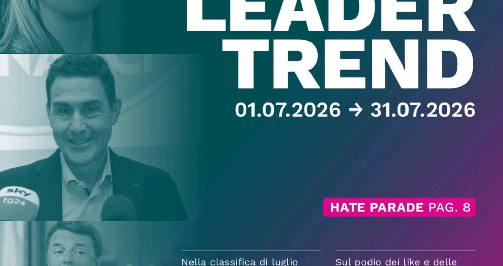 Meloni si conferma leader sui social a luglio, cresce Vannacci