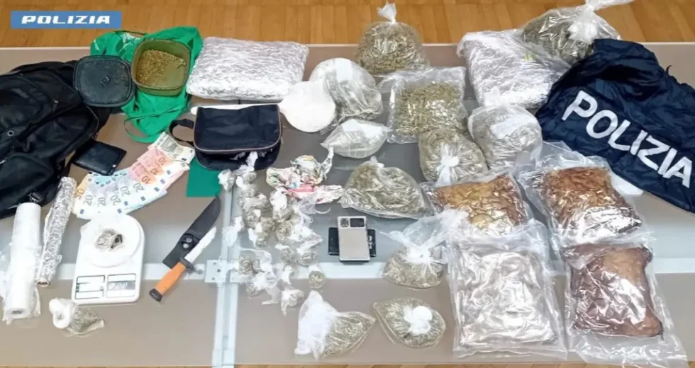 Spacciava in stazione, arrestato a Roma 22enne con 7 Kg di droga