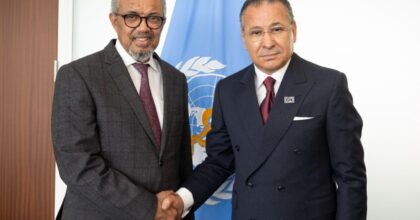 Ghribi incontra il Direttore Generale OMS, focus sulle sfide della salute globale