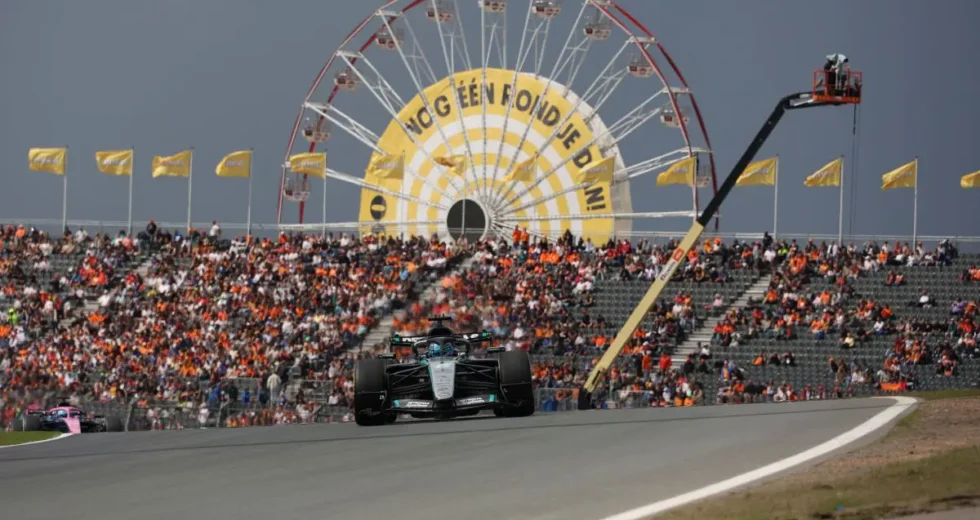 Russell in pole nella Sprint d’Olanda davanti a Norris e Leclerc
