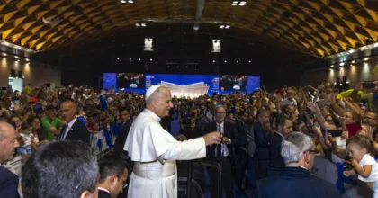 Papa Leone al Meeting “E’ l’ora della responsabilità, servono pionieri coraggiosi”