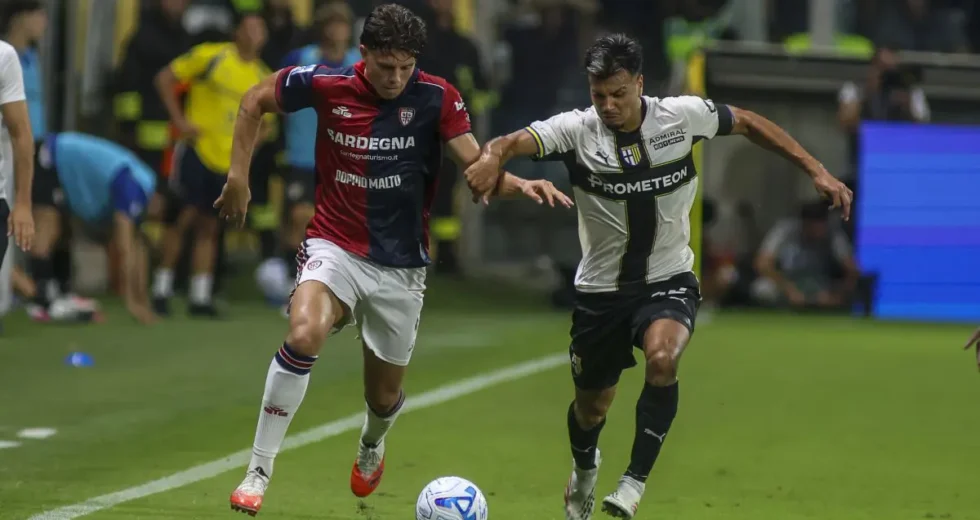 Colpo Cagliari al “Tardini”, Romano manda al tappeto il Parma