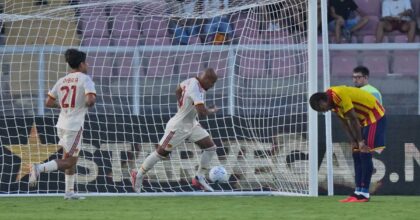 Malen show anche a Lecce, altro poker per la Roma