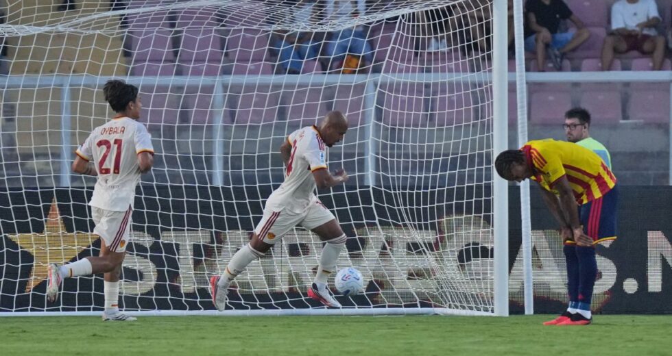 Malen show anche a Lecce, altro poker per la Roma