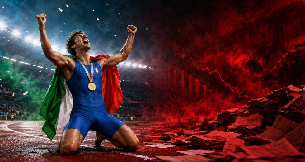 Oro in pista, profondo rosso in bilancio: il paradosso dello sport italiano