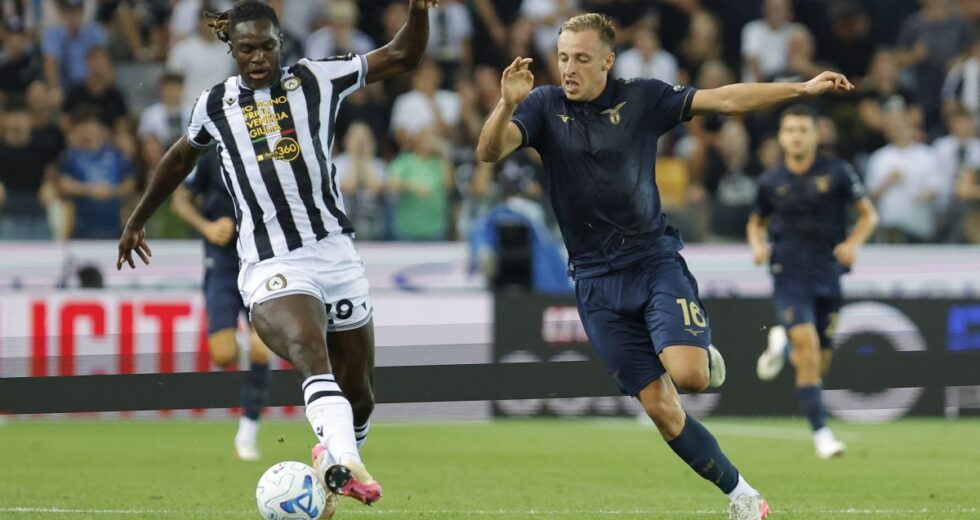 La Lazio batte anche l’Udinese, in testa con Inter e Roma