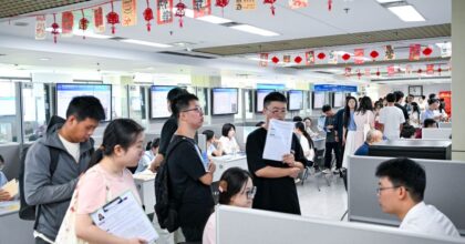 Cina, mercato del lavoro stabile nei primi otto mesi dell’anno