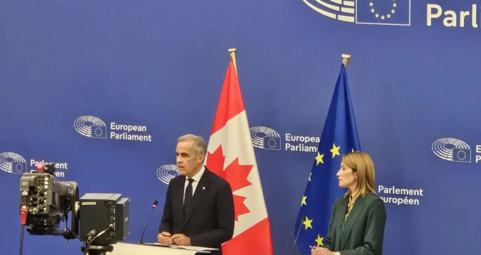 Carney “L’alleanza Ue-Canada faro per altre democrazie”