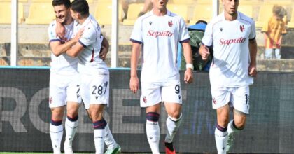 Colpo esterno del Bologna: 2-1 a Lecce e prima vittoria in campionato