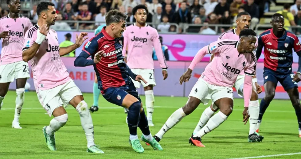 Il Cagliari ferma la Juve sull’1-1, Kolo Muani risponde a Maldini