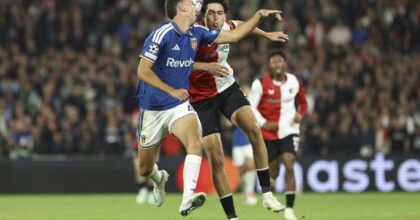 Prima sconfitta in Champions per il Como, Feyenoord vince 3-2