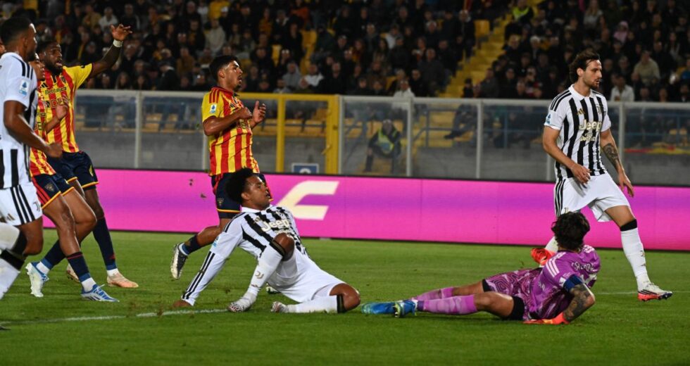 La Juve torna a vincere, battuto il Lecce 2-0